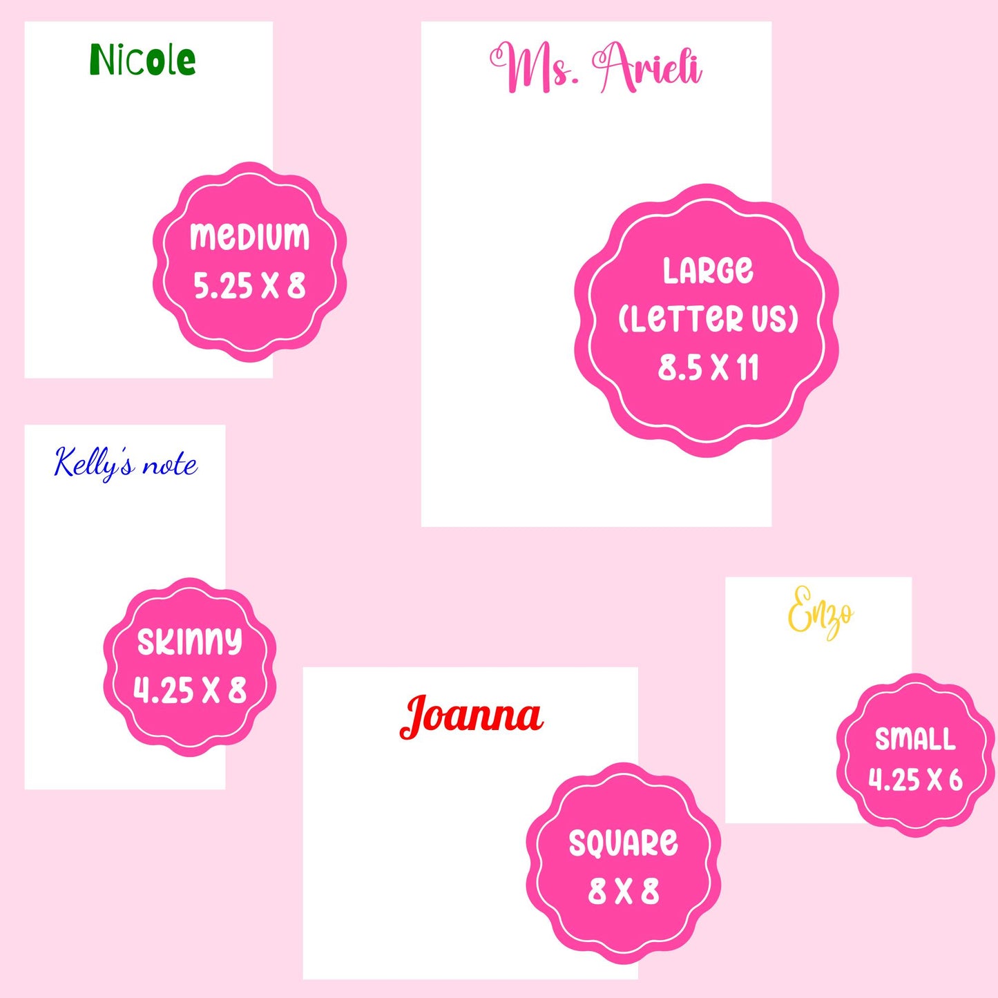 Personalized Teacher Notepad: Custom Stationery Gift